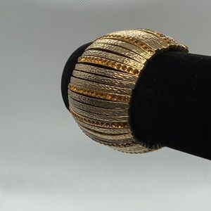 Gold statement bracelet